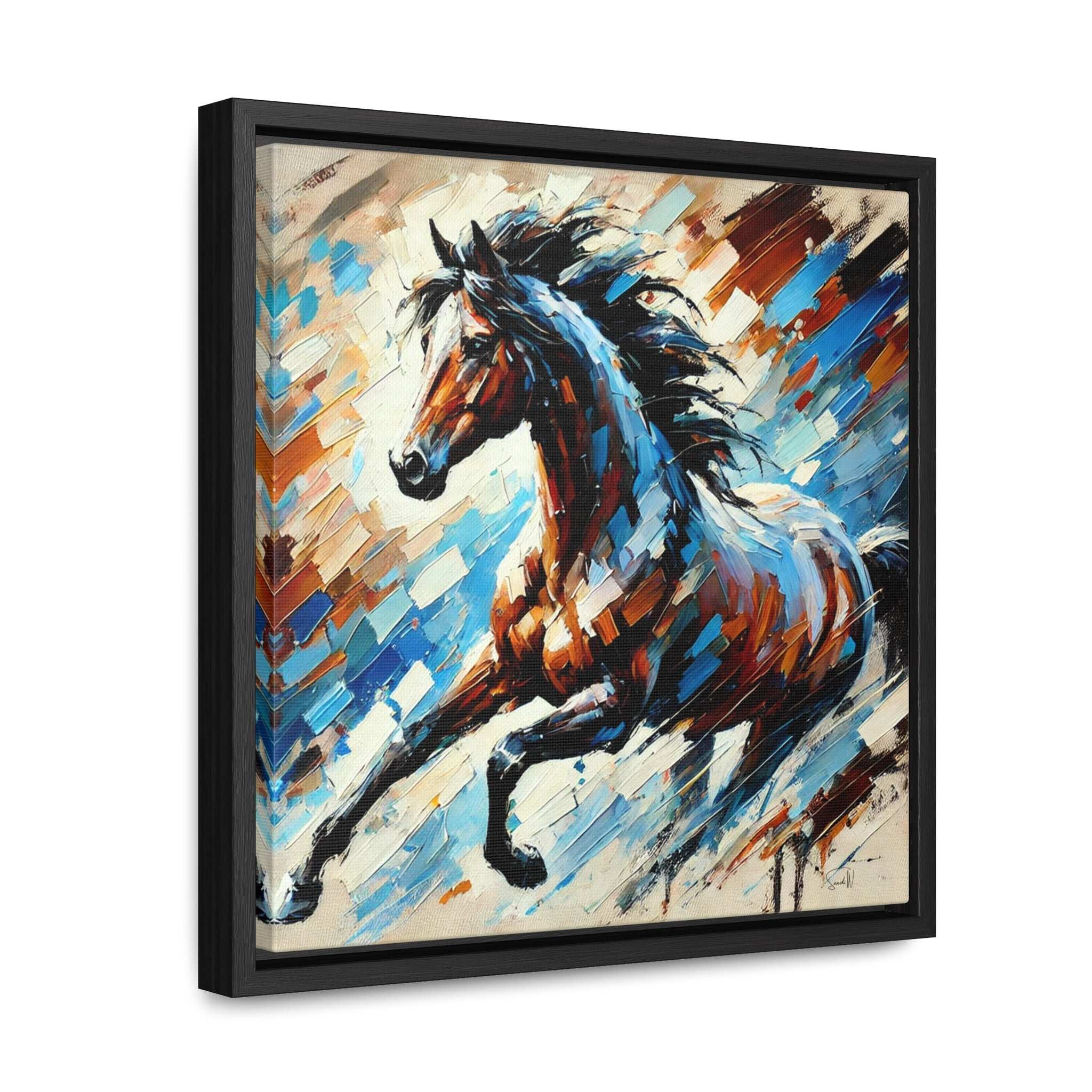 "Born to Run" Framed Canvas Wall Art
