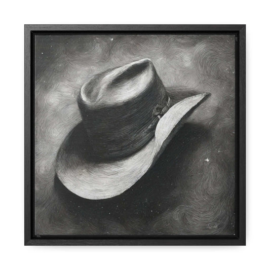 "Brimmed Legacy" Framed Canvas Wall Art