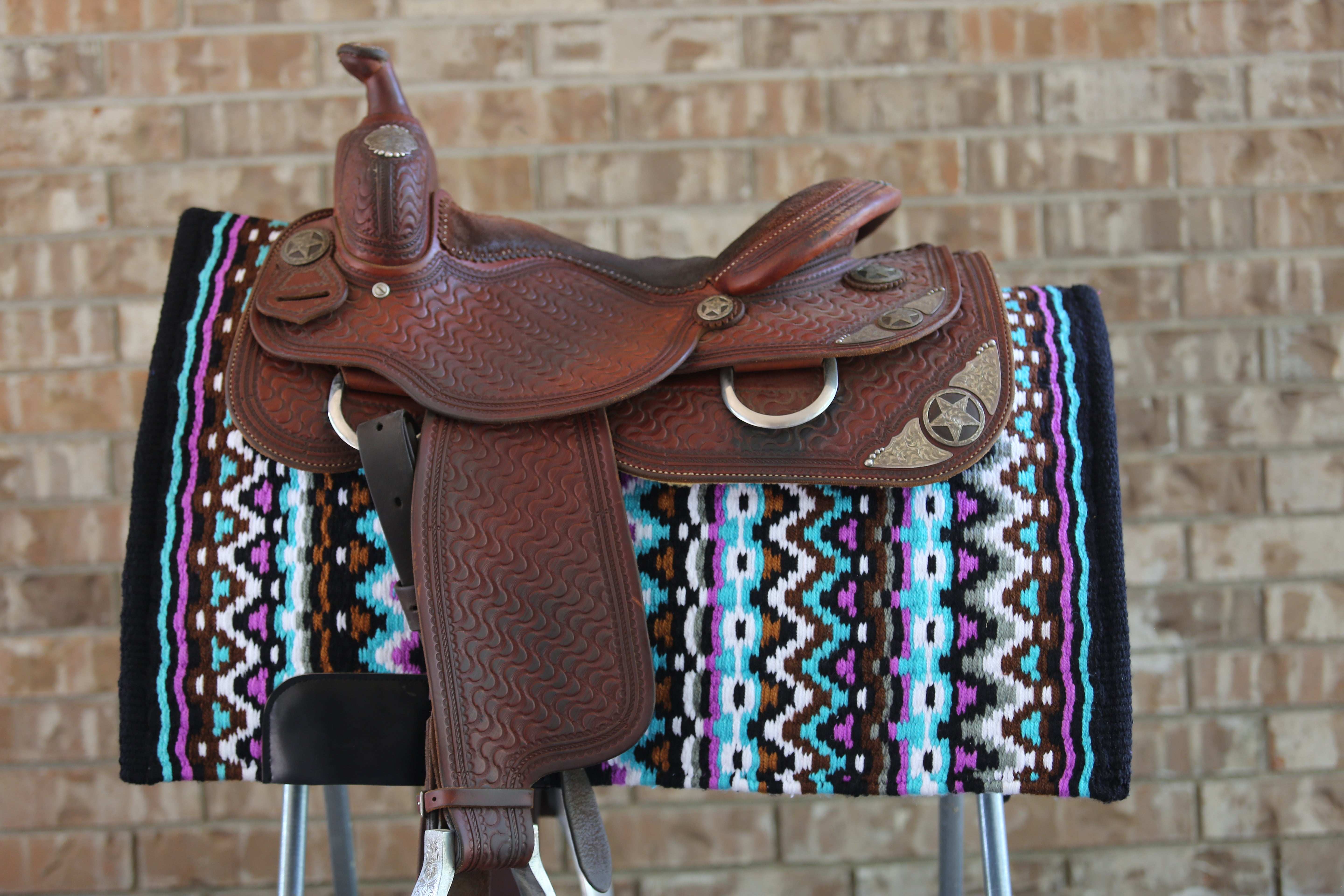 Custom Designed Western Show Saddle Pads - 1