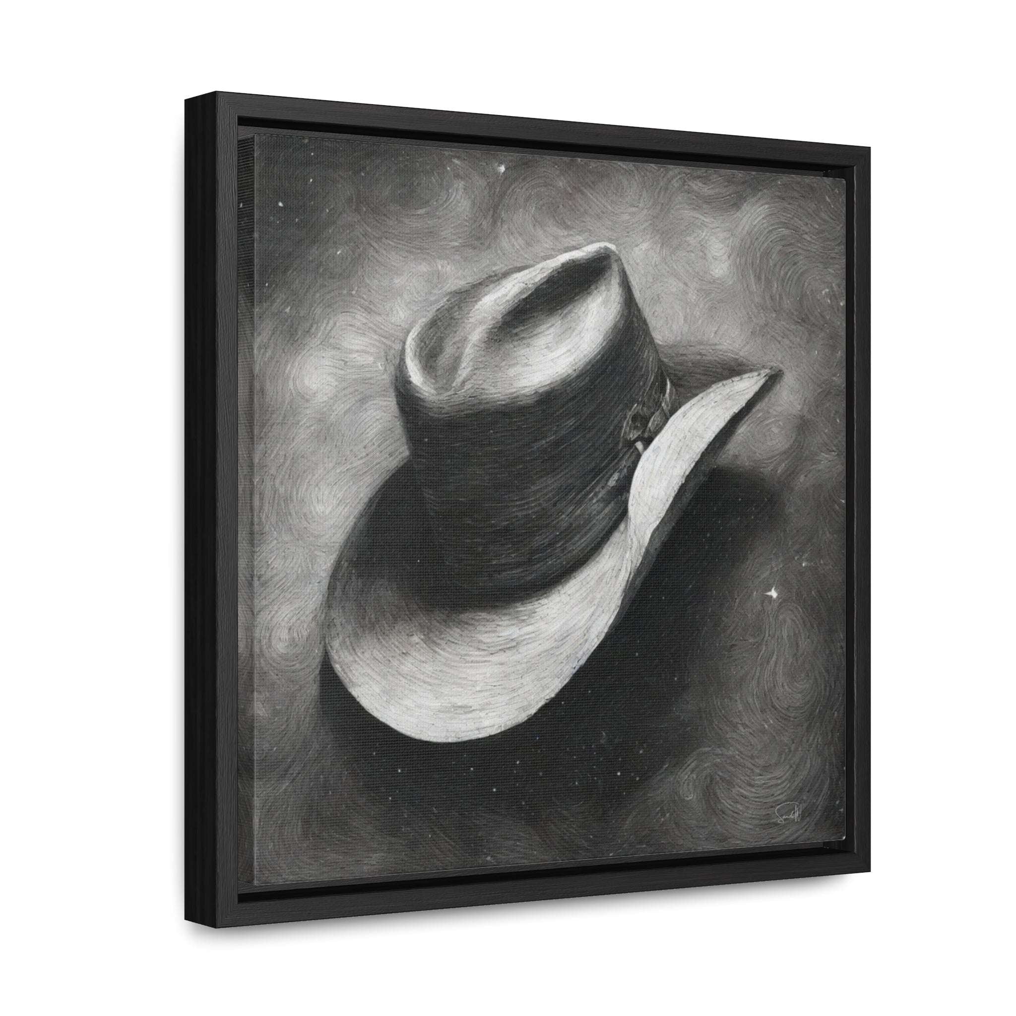 "Brimmed Legacy" Framed Canvas Wall Art