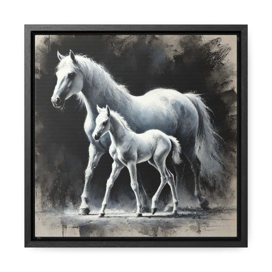 "Gracy and Glow" Framed Canvas Wall Art