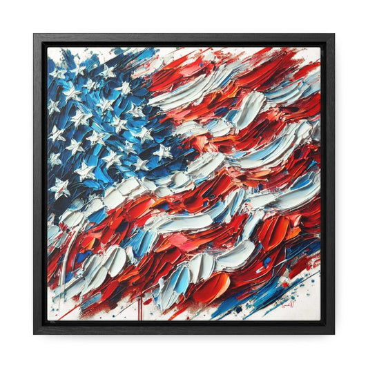"Patriot's Pride" Framed Canvas Wall Art