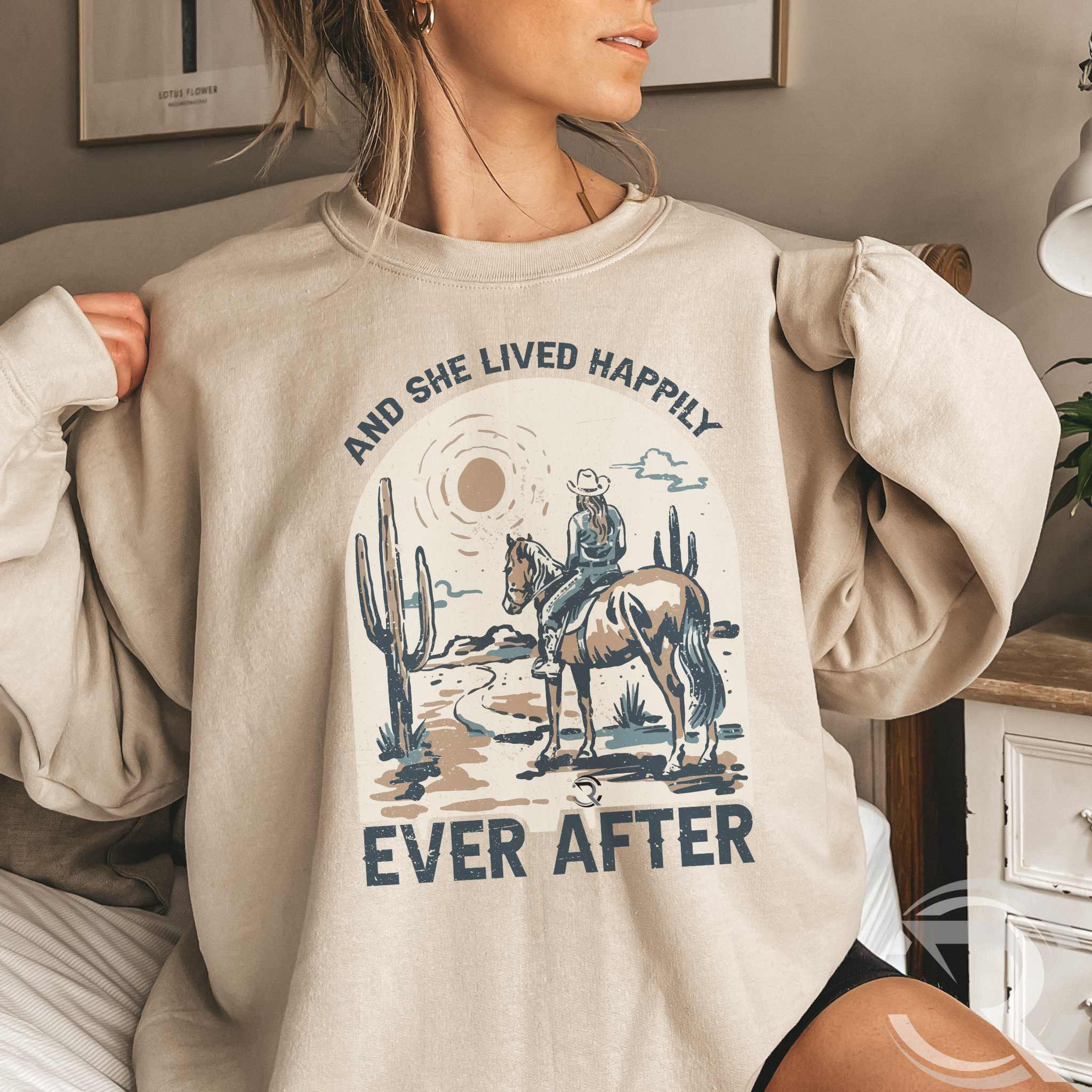 RCC Sweatshirt She Lived Happily Ever After