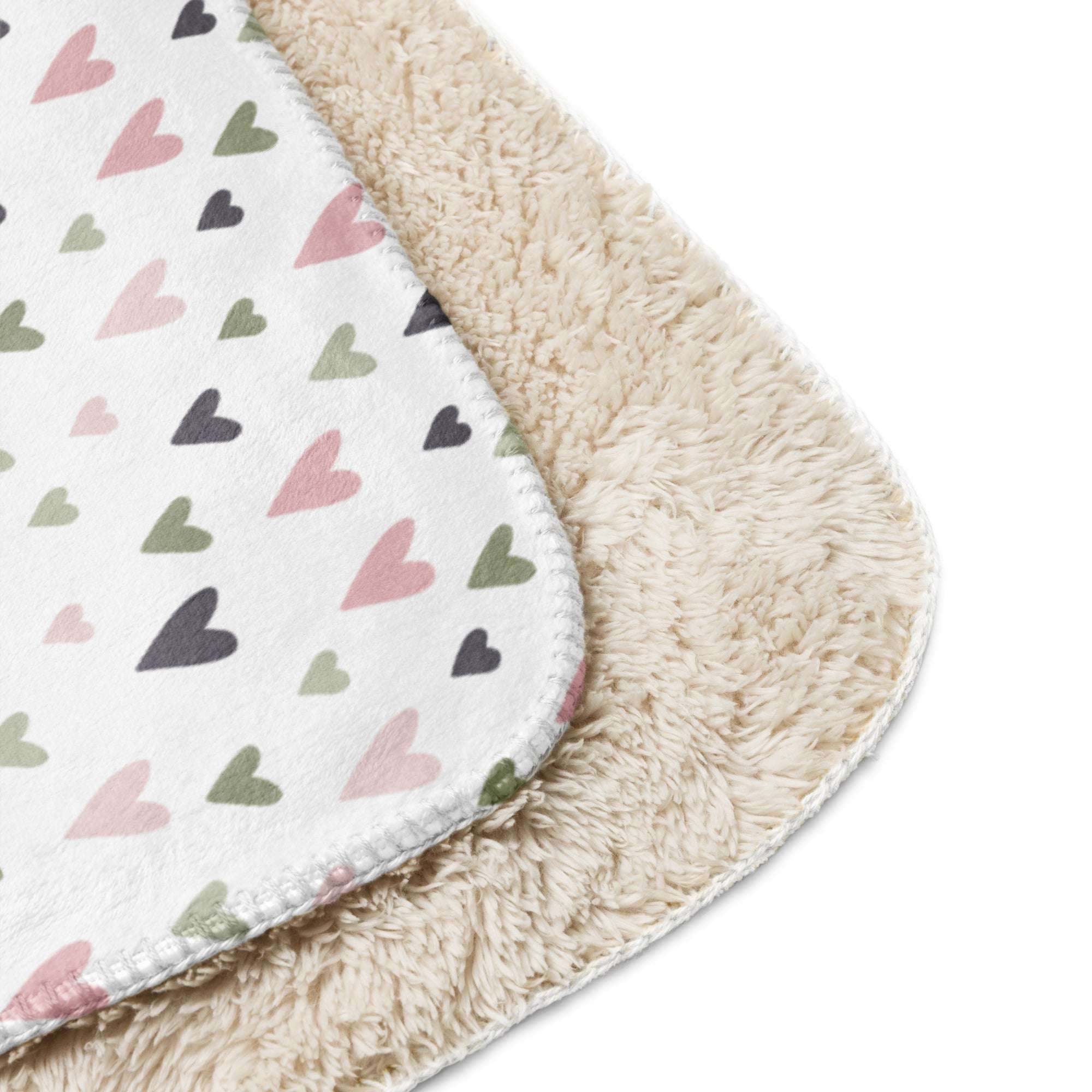 RCC Sherpa Blanket Sweeney Hearts