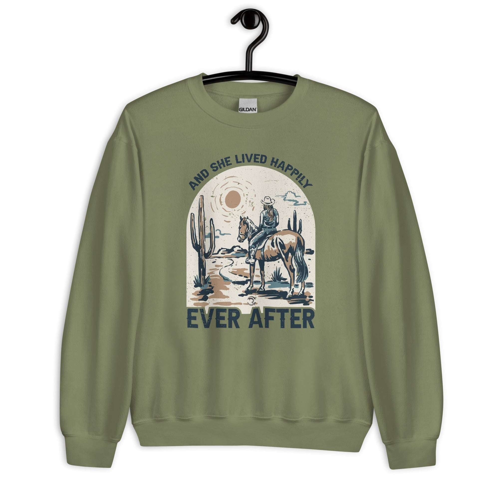 RCC Sweatshirt She Lived Happily Ever After