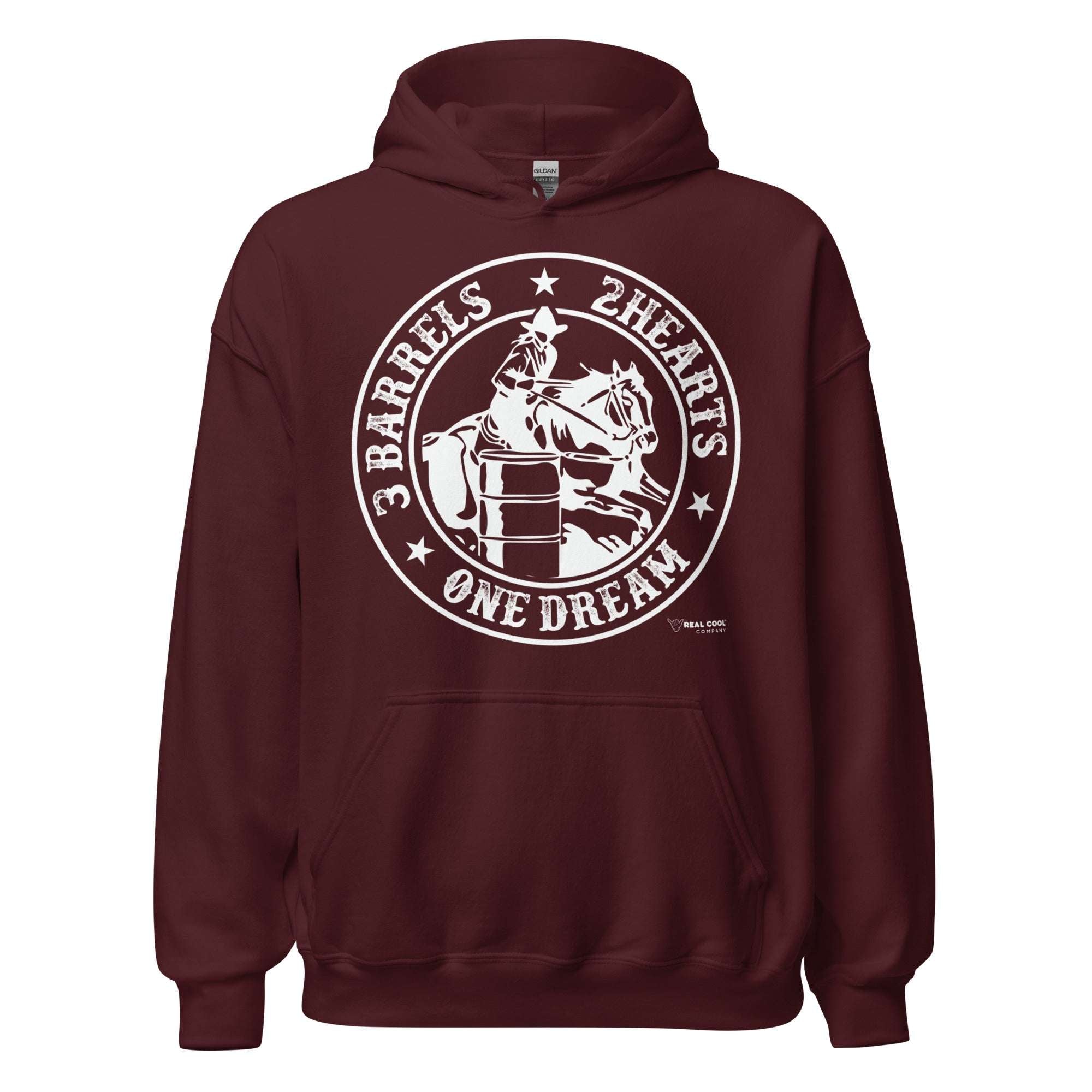 Three Barrels Two Hearts One Dream Hoodie - RealCoolCompany