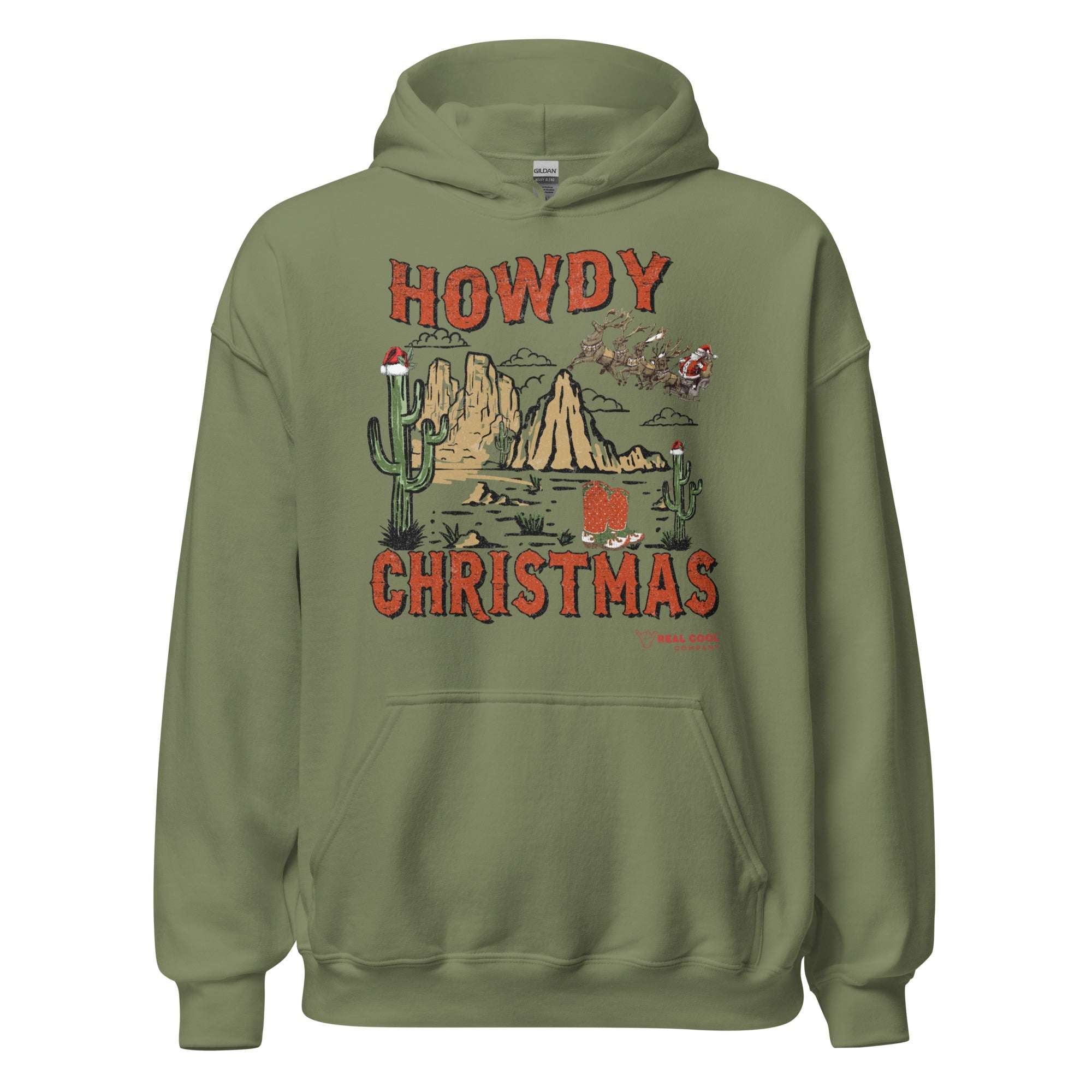 Howdy Christmas Hoodie - RealCoolCompany