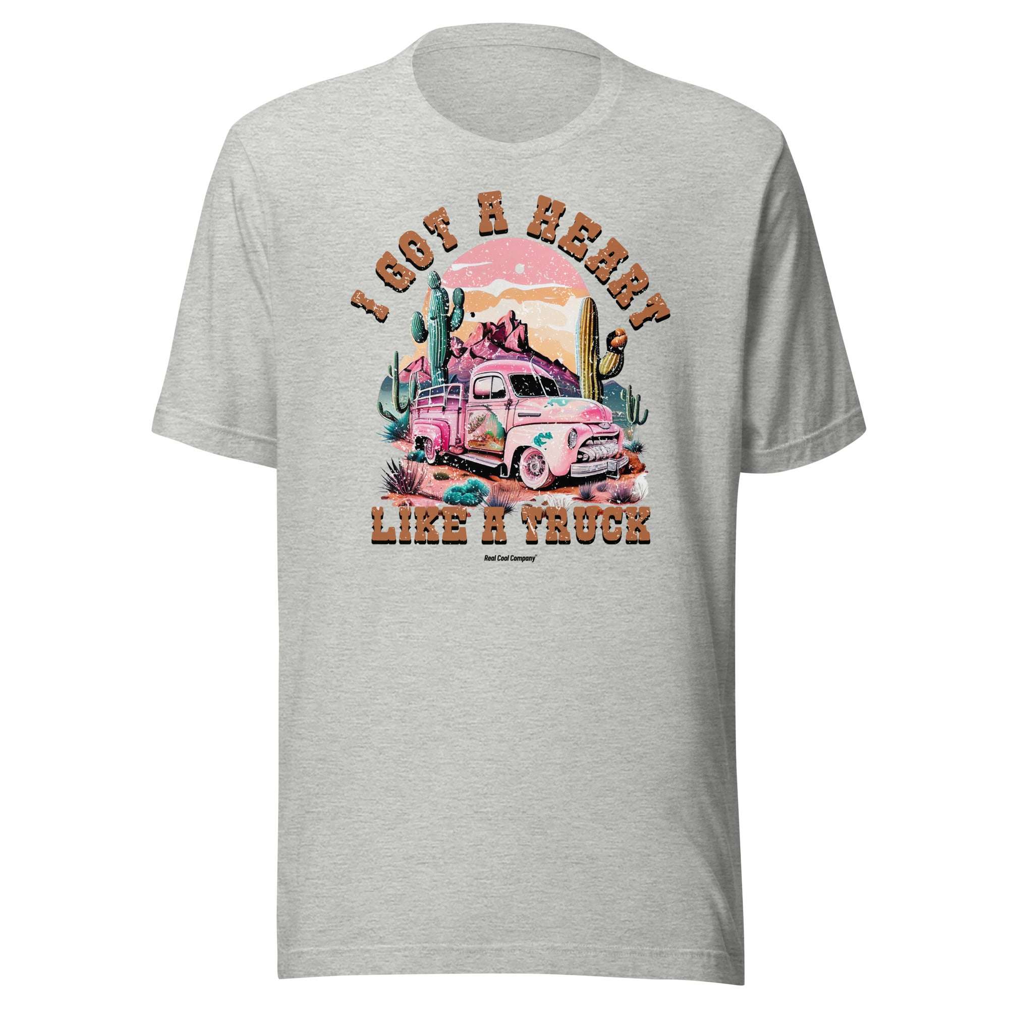 Vintage Graphic T-Shirt - Pink Truck