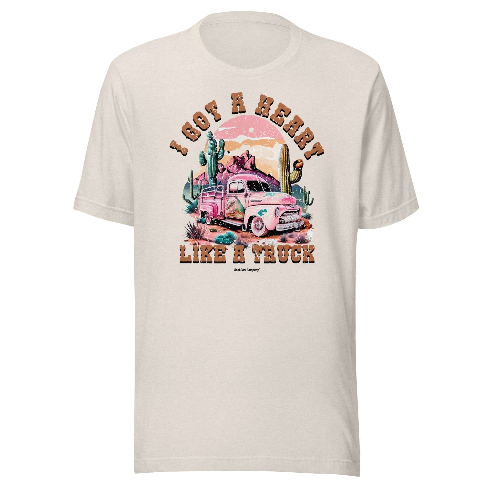 Vintage Graphic T-Shirt - Pink Truck