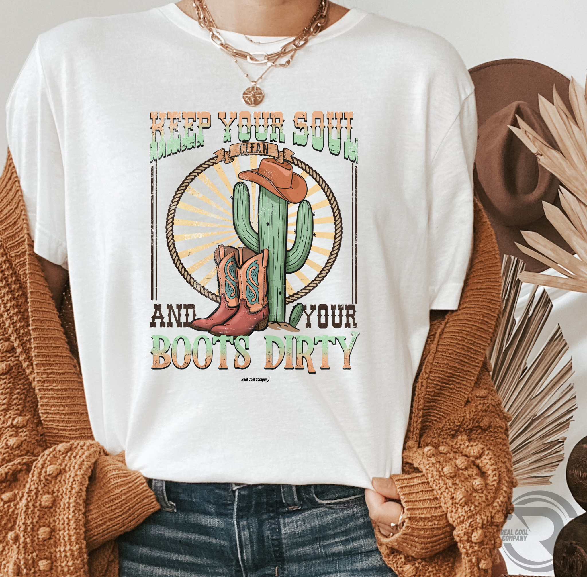 Wester Graphic T-Shirt - Western Quote