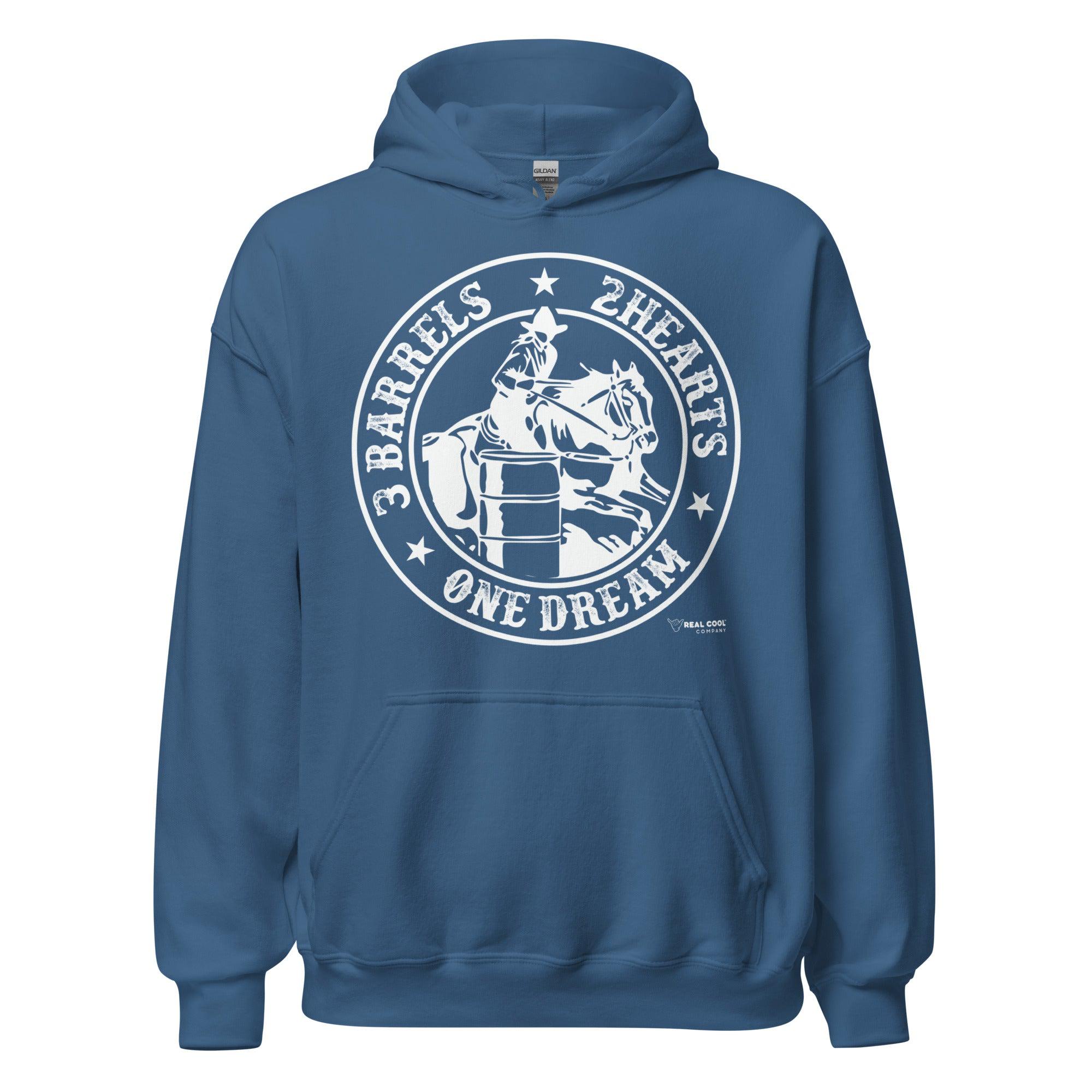 Three Barrels Two Hearts One Dream Hoodie - RealCoolCompany